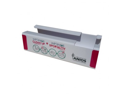 Support 2 en 1 WIP'ANIOS pour Lingettes CLEAN'UP + Flacon SPOR'ACTIV