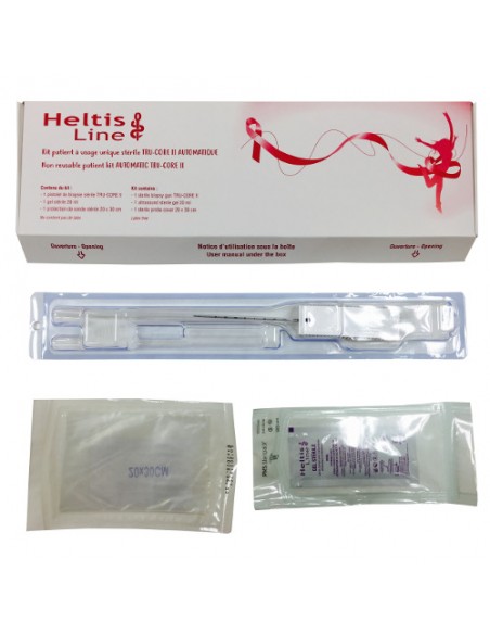 Breast biopsy patient kit automatic 14G 10cm