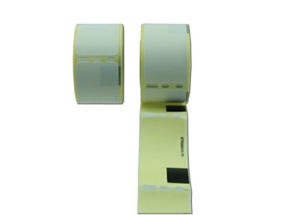 Rouleau d'étiquettes thermiques compatible 28x51mm prédécoupées - 220 étiquettes