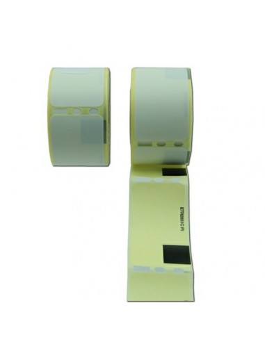 Rouleau d'étiquettes thermiques compatible 28x51mm prédécoupées