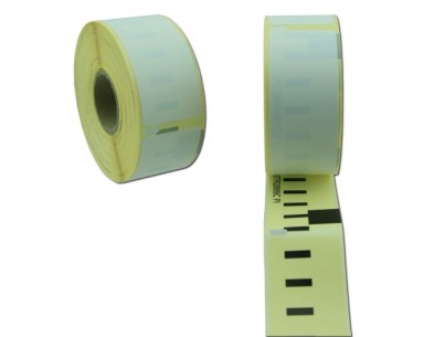 Rouleau d'étiquettes thermiques compatible 28x89mm prédécoupées - 260 étiquettes