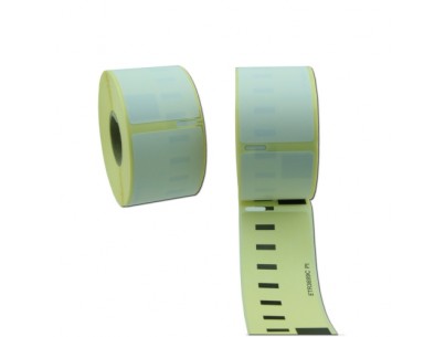 Rouleau d'étiquettes thermiques compatible 36x89mm prédécoupées - 260 étiquettes