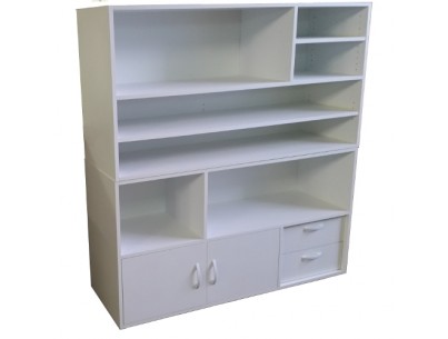 Non-magnetic unit for MRI coils storage