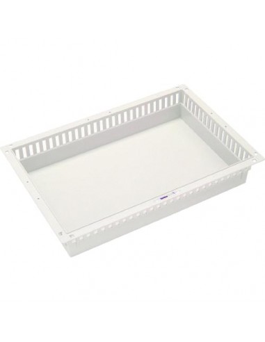 10cm Square Acrylic Tray - White
