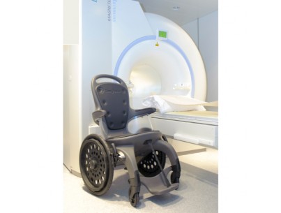 Mri wheelchair easy roller ii 100% thermoplastic