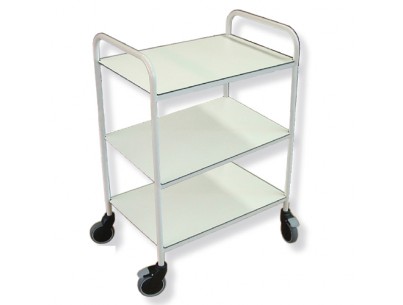 Non-magnetic trolley compatible with mri 0.5 to 3t