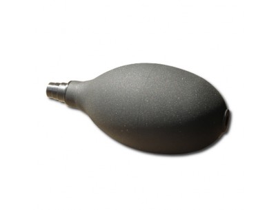 Air insufflator for enema bulb