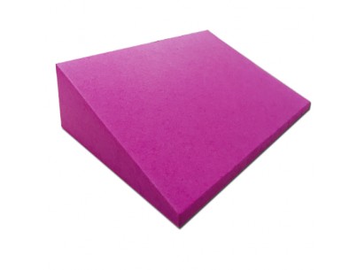 Cale en mousse recouverte coin plat 15°24x36x7cm