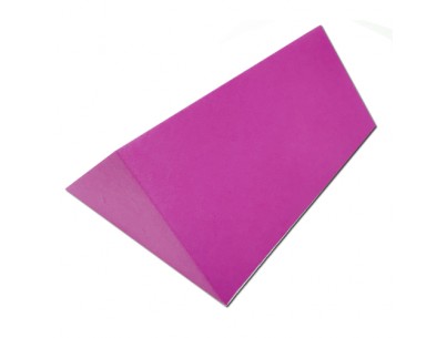 Cale en mousse recouverte triangulaire 36x24x12cm