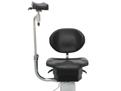Option accoudoir multi articulé avec extension pour chaise de chirurgien