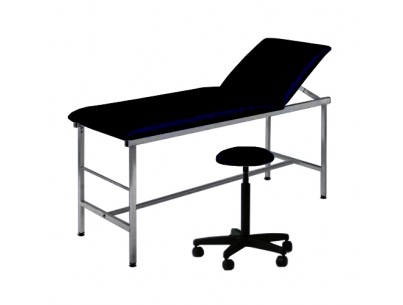 Pack cabinet médical divan d'examen et tabouret coloris noir