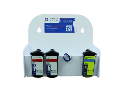 Passive dosimetry holder for 5 dosimeters