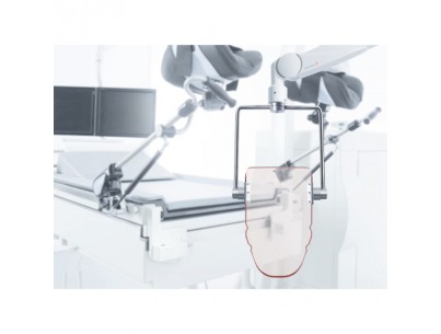 Double bras compensé 950+910mm + écran anti-x pour uro ou hystéro glace 280x400mm guidée latéralement