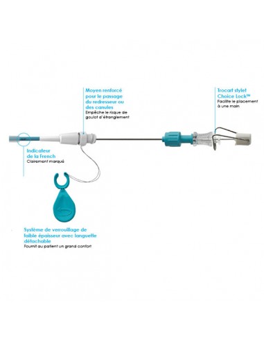 Drainage catheter all purpose 12F 15cm locking pigtail