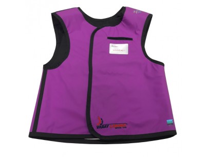 Veste INNOVA -XS- 0,50/0,25- noir 62- poitrine max 85cm long 51cm matière sans plomb ultra légère