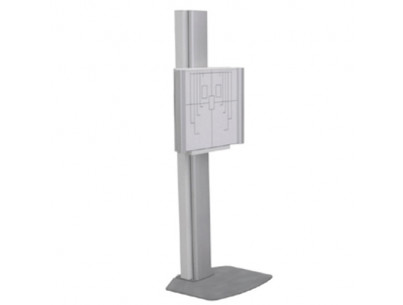 Potter pulmonaire vertical monté sur piètement avec grille et bucky