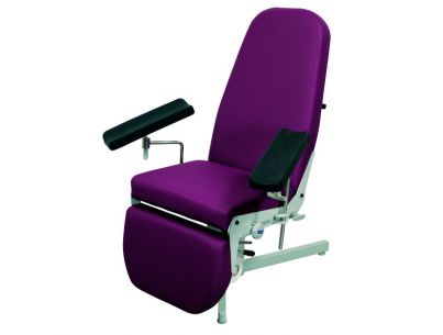 Fauteuil de prélèvement combiné H:520mmrepose jambe & dossier M1 Capacité 200 Kg sellerie anatomique