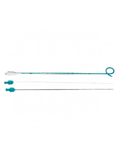 SKATER Cathéter drainage All Purpose 6Fx15cm non verr. - trocart 19G accepte un guide de .035' (bte 5)