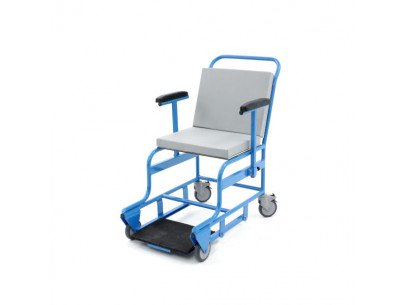 Non magnetic bariatric portering chair - max load capacity 220kg 7 Tesla MR compatible