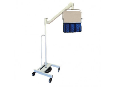 Anti x mobile suspension / screen with fringes 76x61cm Pb0.5 Mounted on wheel stand with brakes