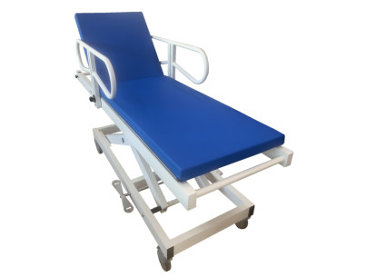 Non-magnetic stretcher with hydraulic adj height for MRI room max. load 180kg
