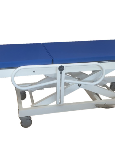 Non-magnetic stretcher with hydraulic adj height for MRI room max. load 180kg