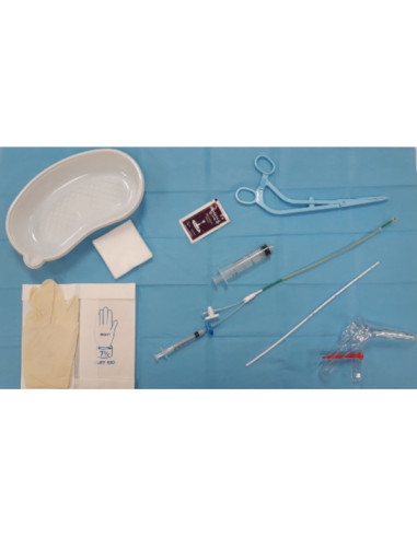 HSG sterile patient kit hystero catheter 7F with 20cc syringe for instillation