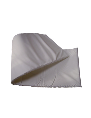Mattress 200x60x4cm with thermoplastic cover in white pvc
