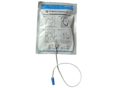 Electrodes pair for adult for defibrillators DEFIB1000 and 140DEF100