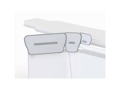Set three lift-off top shields 34cm height/ 25cm above accessory rail 1 width 57cm + 2 width 27cm