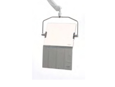 Double arm compensated with glass lead 0.50 - 38x50cm And leaded fringes