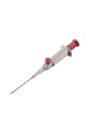Aiguille Hepashot pour biopsie 21Gx5cm - bte de 10 Utilisation à une main Aiguille Hepashot pour biopsie 21Gx5cm - bte de 10 Utilisation à une main