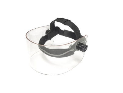 Visière de protection panoramique (yeux-nez) 400   Equivalence plomb 0.1mm ajustable 50 à 63 cm tour de tête