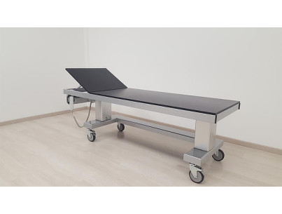 Brancard traumatologie hauteur var batterie pro/declive bi-plan  C65 Ht 460 à 860 mm