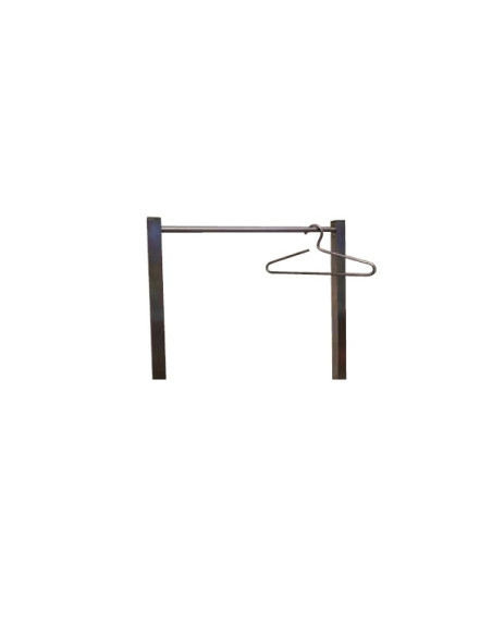 Stainless steel mobile rack for up to 10 leaded aprons storage Delivered disassembled