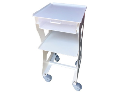 Non-magnetic trolley 2 shelves dim 975x450x460mm with 1 drawer