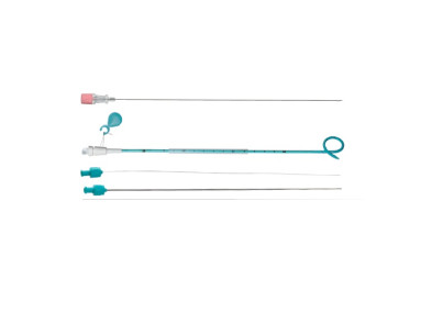 Nephrostomy kit 8F Amplatz 0,35x90cm dilat 6F 8F cath 8Fx35cm Non locking (Box of 5)