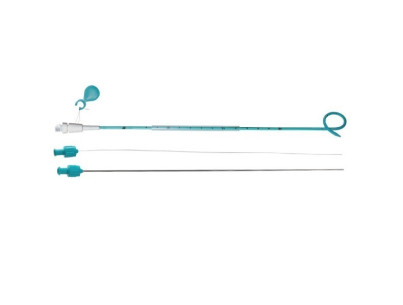 Ensemble complet dilat 7Fx20cm CHIBA22Gx15cm guide en J 3mm ,035x10 acces nitinol .018x80cm
