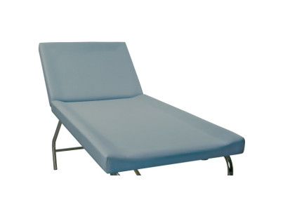 Upholstery 75cm wide with lateral paddings for examining couch class M1 flame retardant covering