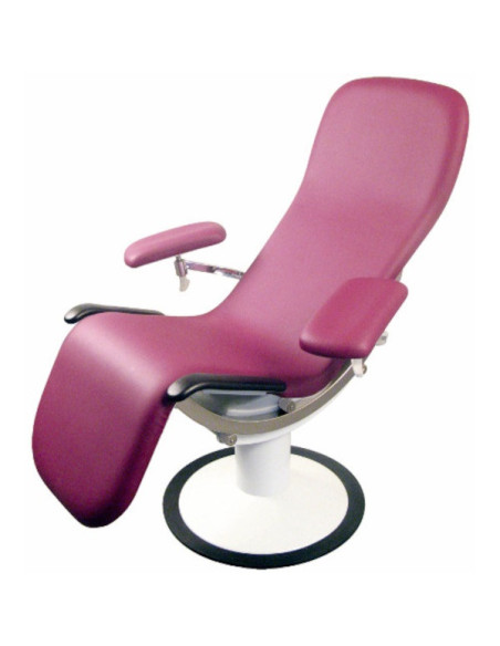 Fauteuil de soins DENEO hauteur fixe 50cm avec rotation charge max 200 kg /base circulaire