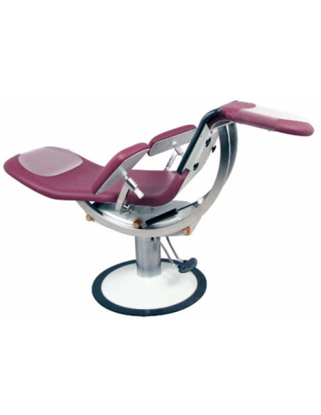 Fauteuil de soins DENEO hauteur fixe 50cm avec rotation - sit & go charge max 200 kg /base circulaire