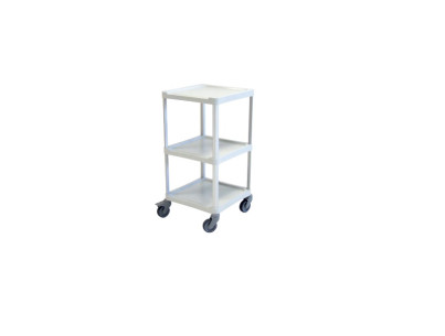 Medical trolley Resine 400x400 3 trays
