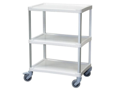 Medical trolley Resine 600x400 3 trays