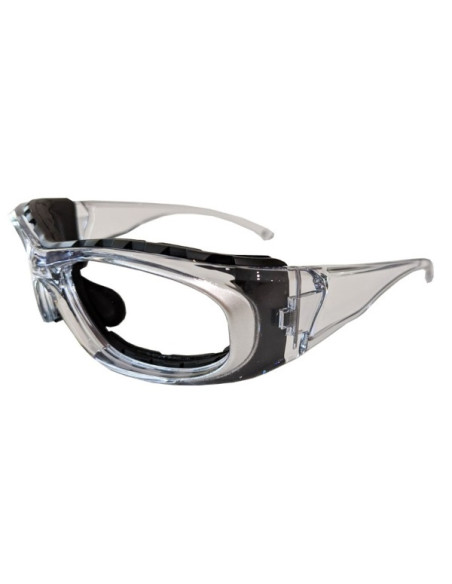 X-ray protective glasses AIRBORNE EqPb.0,75mm single vision Side shields 0,50mm Eq Pb - Made on medical prescription