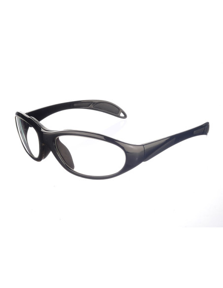 Lunettes anti-x SOFT 2 Eq Pb 0,75mm confort nasal - noir et EqPb 0,50mm latéral