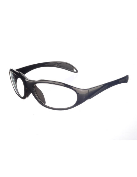 Lunettes anti-x SOFT 2 Eq Pb 0,75mm confort nasal - noir -anti-reflet et EqPb 0,50mm latéral