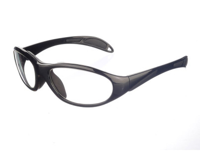 Lunettes anti-x SOFT 2 EqPb 0,75mm progressive con.nas-noir-anti-refl et EqPb 0,50mm latéral - réalisation sur ordonnance