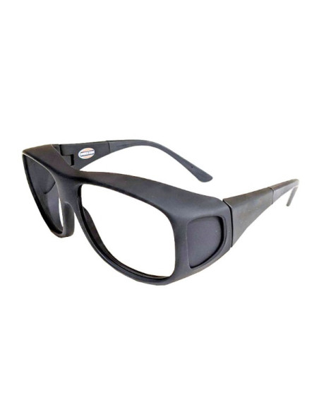 Surlunettes FITGUARD BETA Pb 0,75mm - noir - traitées anti-buée avec plombage latéral 0,50mm