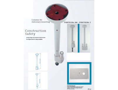 Colonne PORTEGRA 2 longueur 1000mm pour plafond env. 3,25m