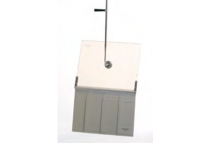 Double arm compensated with acrylic ice lead 0.50 - 50x40cm and leaded fringes